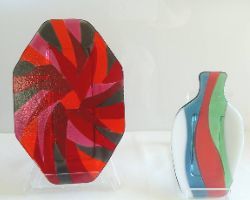 アート工房R＆Kガラスフュージング卒業作品