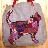 アート工房R&K布クラフト布小物猫のバッグ