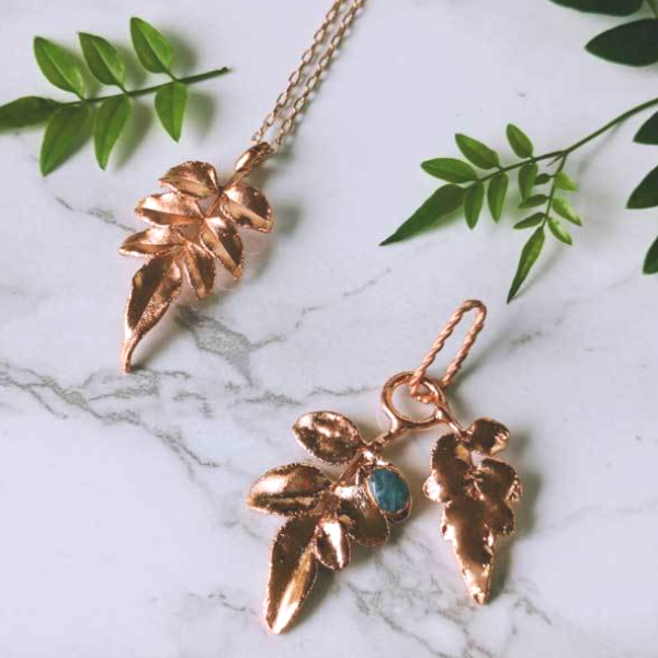 エレクトロフォーミングジュエリーの作品