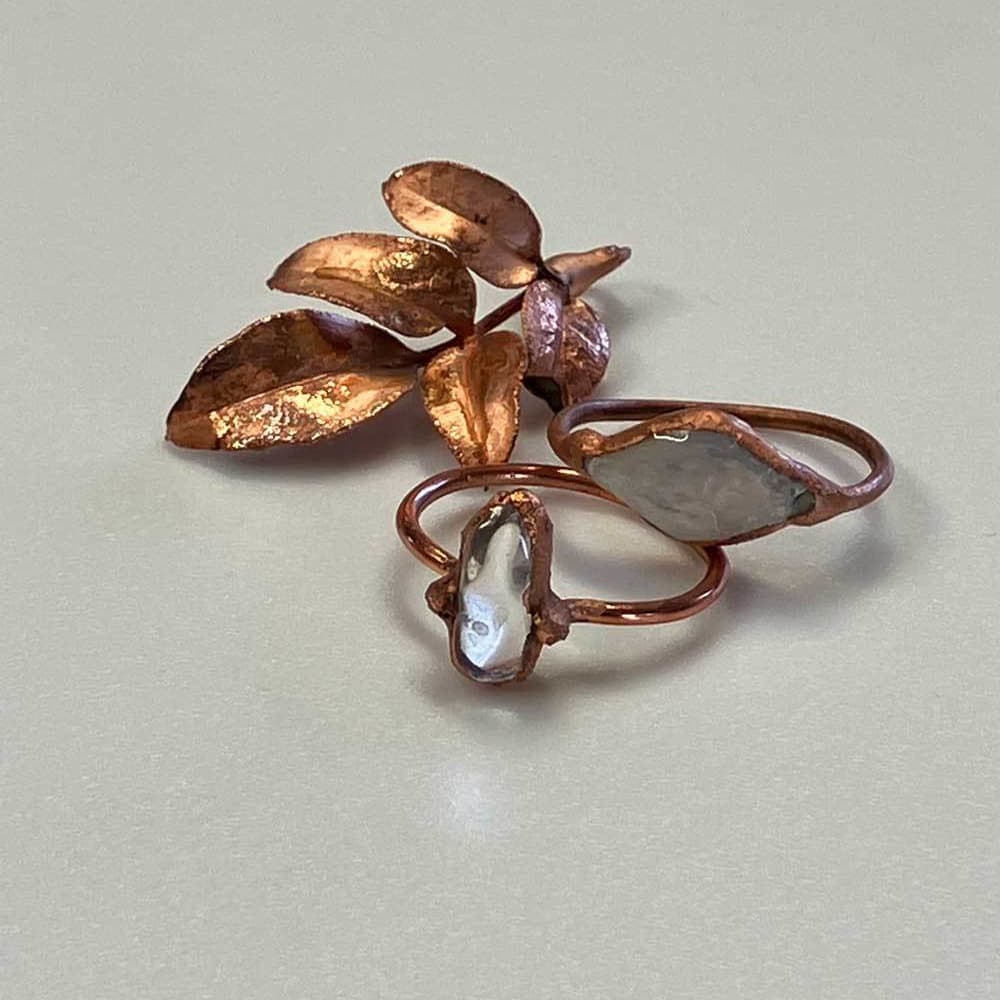 エレクトロフォーミングジュエリーの作品