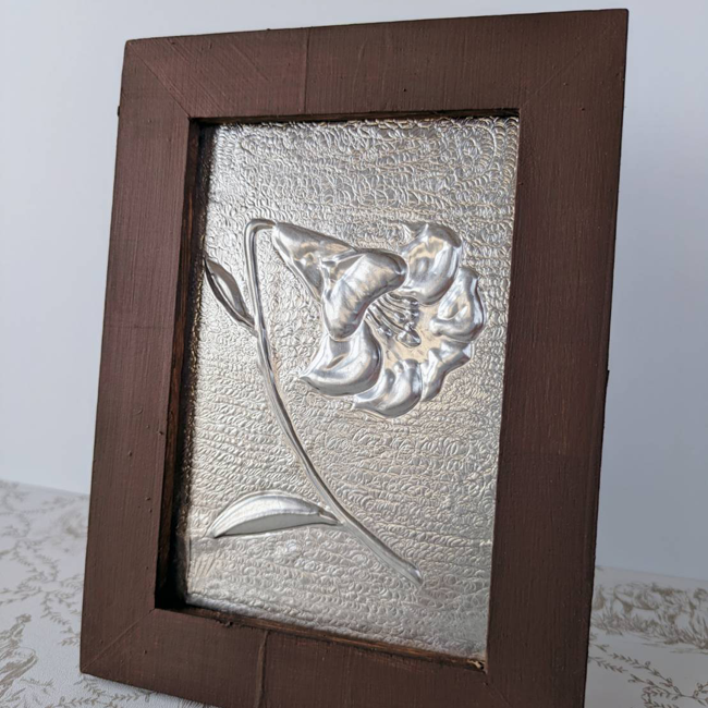 茨城県日立市ハンドメイドレッスン‗エレクトロフォーミングジュエリーお花の指輪の作品