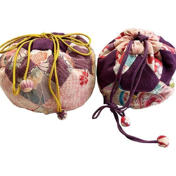 布クラフトのポーチの作品