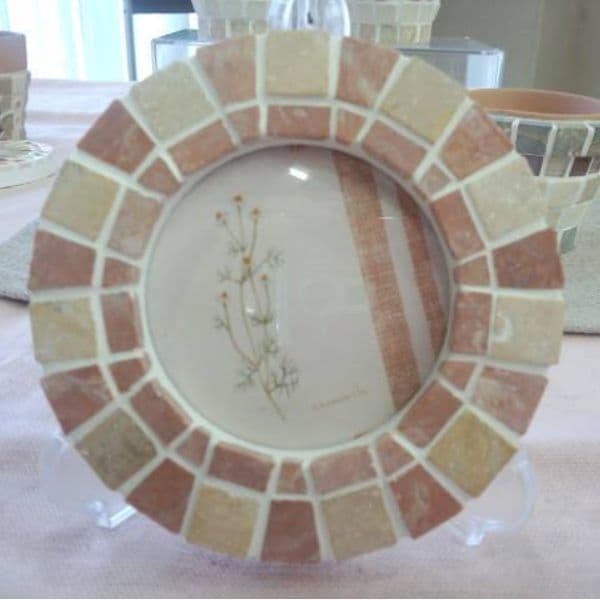 タイルクラフトのお皿の作品