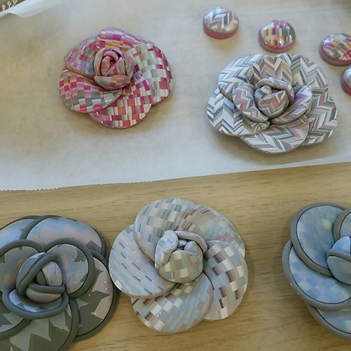 クレイクチュールのお花の作品