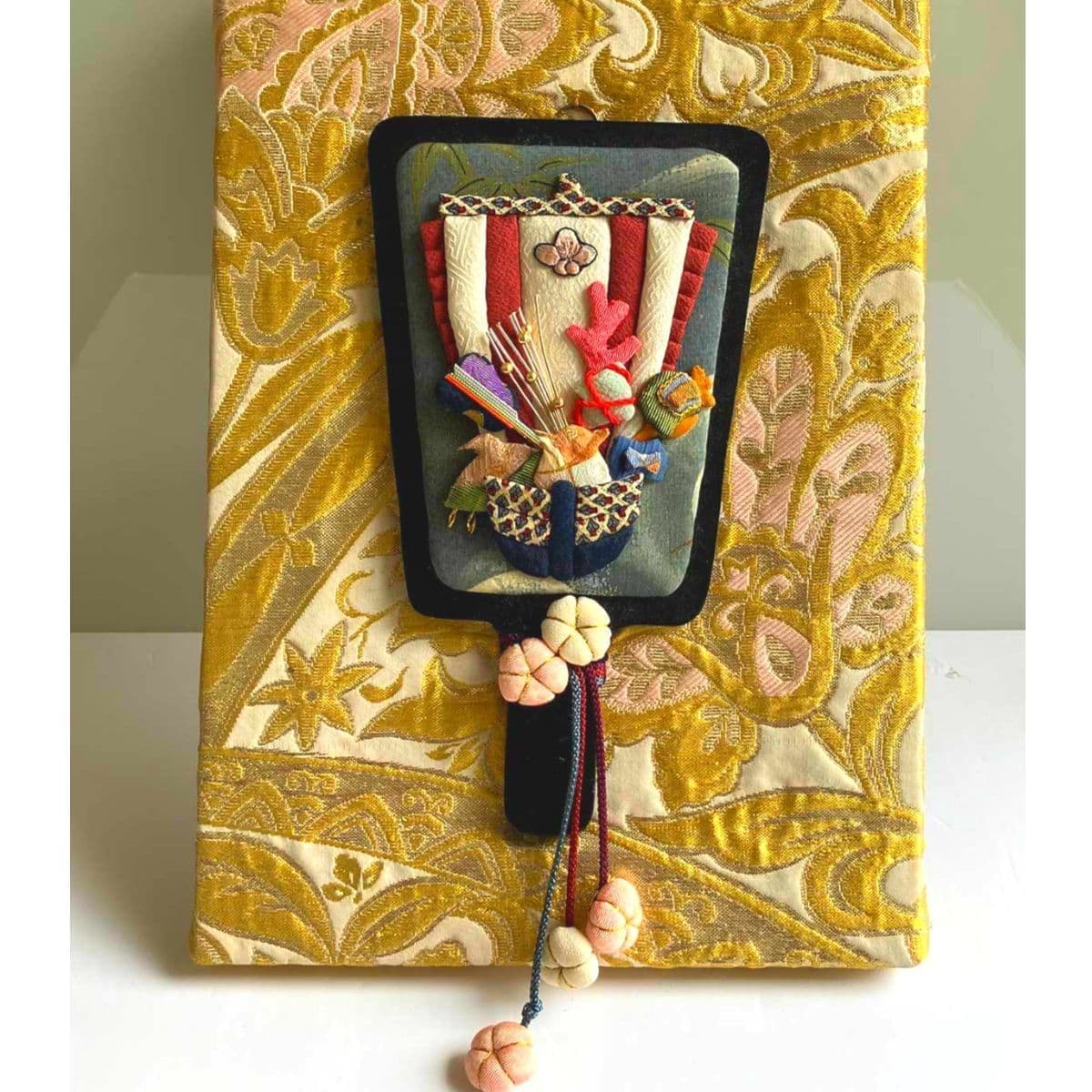 布クラフトのお正月飾りの作品