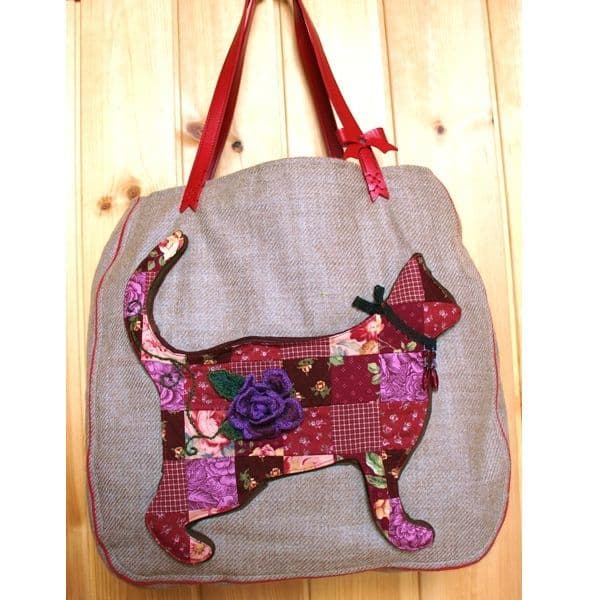 布クラフトのバッグの作品