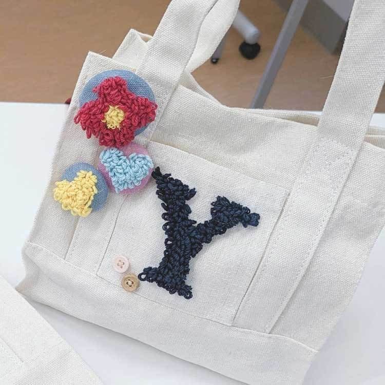 布クラフトのバッグの作品
