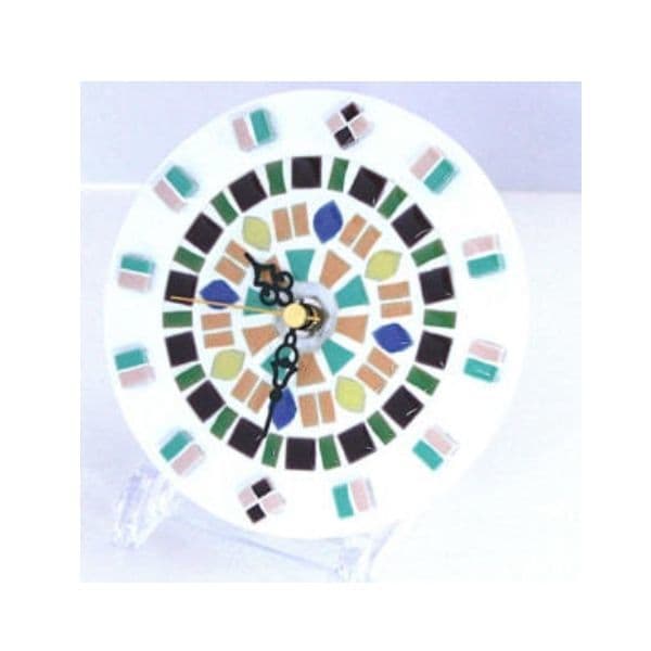 タイルクラフトの時計の作品