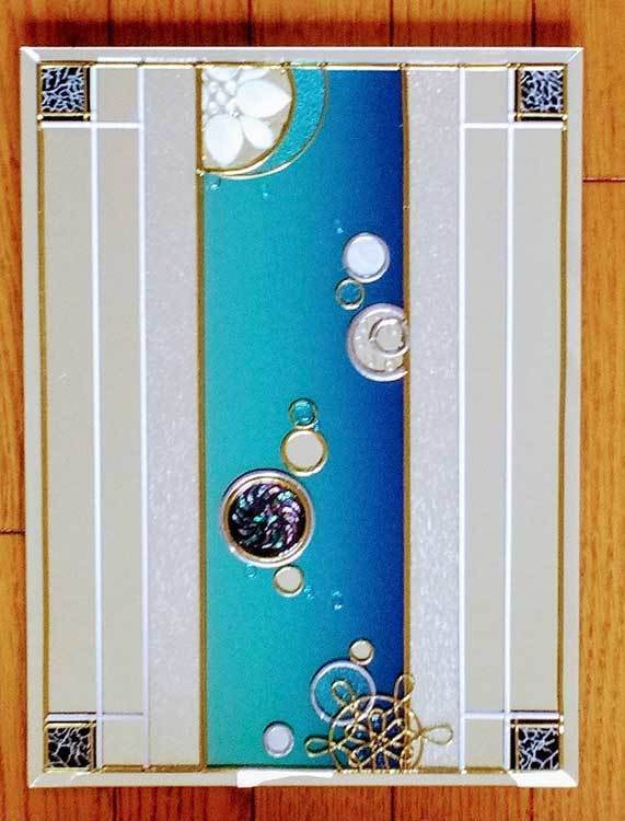 第14回グラスアートコンクールで佳作の作品